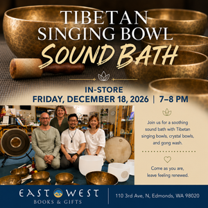 Tibetan Singing Bowl Sound Bath in Store - December 18, Friday 2026 7-8 pm